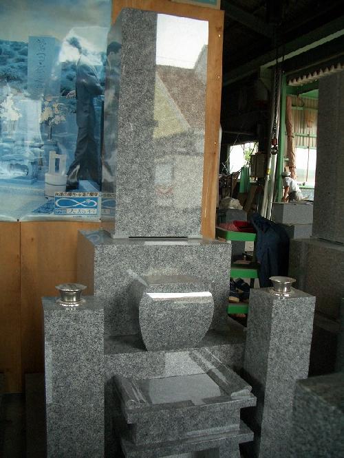 ９寸角墓石(庵治石)